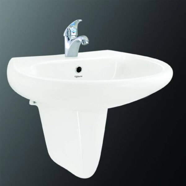 Lavabo treo tường BS 409 và chân BS 502