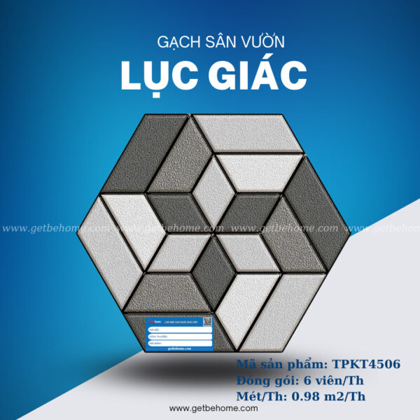 Gạch sân vườn lục giác TPKT4506