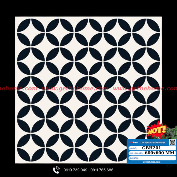 Gạch bông (60x60) GBH201