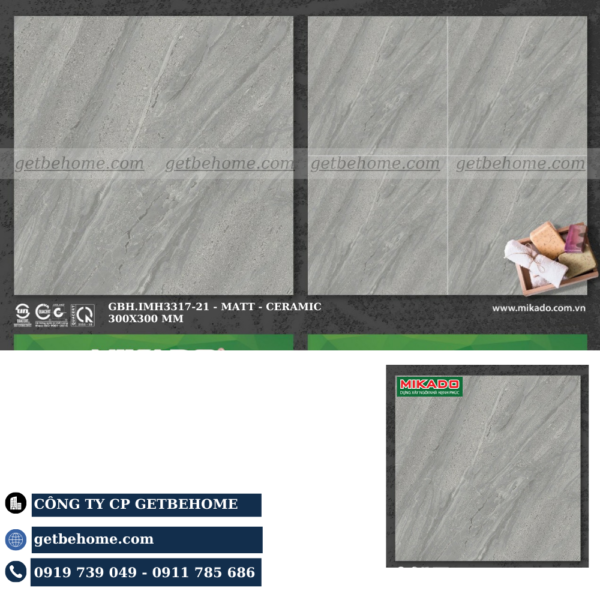 Gạch ốp lát (30x30) GBH.IMH3317.21