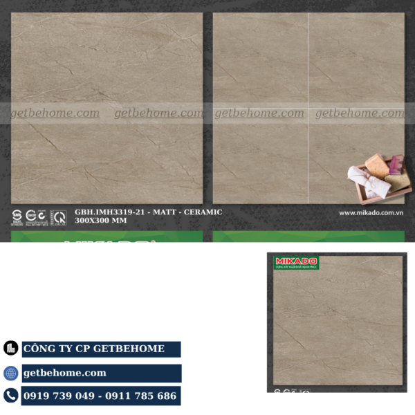 Gạch ốp lát (30x30) GBH.IMH3319.21
