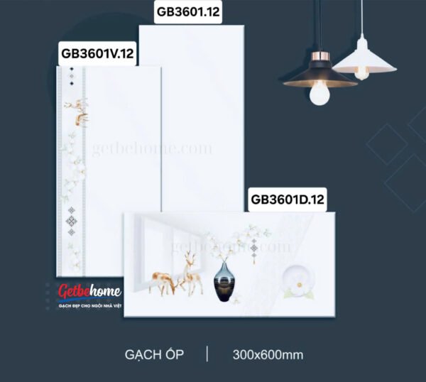Gạch ốp tường (30x60) GB3601-01V-01D.12