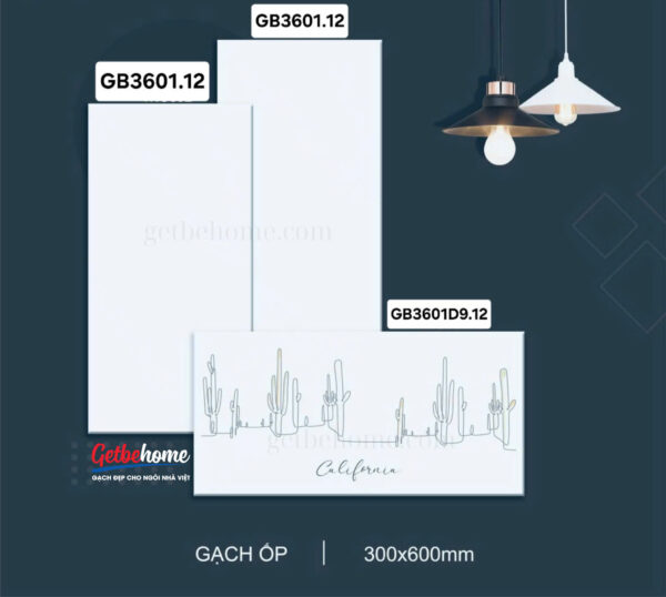 Gạch ốp tường (30x60) GB3601-01D9.12
