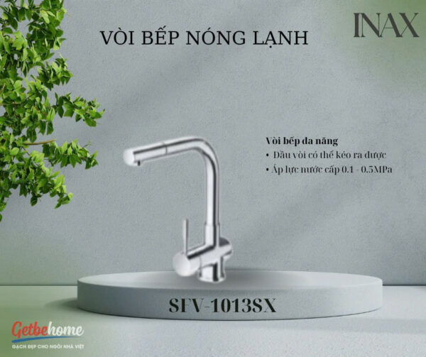 Vòi bếp nóng lạnh Inax SFV-1013SX