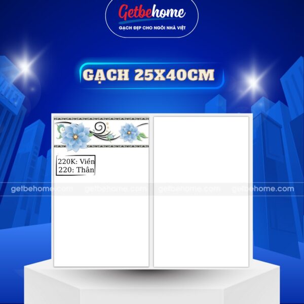 Gạch ốp tường 25x40 cm TTP220K