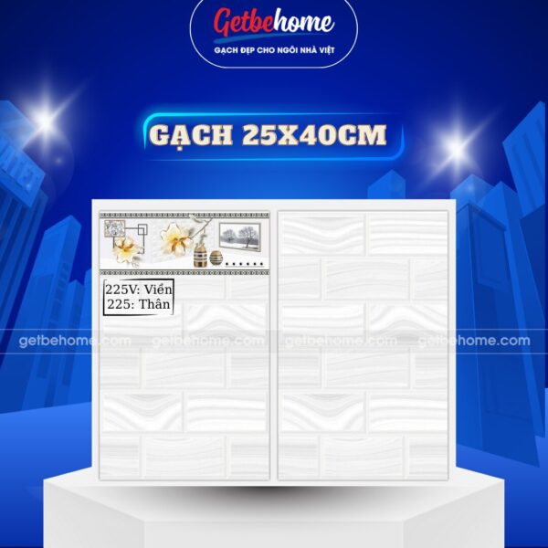 Gạch ốp tường 25x40 cm TTP225