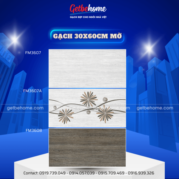 Gạch ốp tường 30x60 FM3607 - FM3607A - FM3608