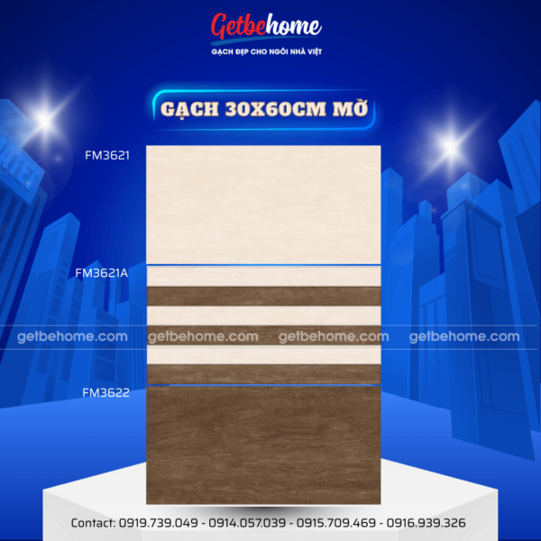 Gạch ốp tường 30x60 FM3621 - FM3621A - FM3622