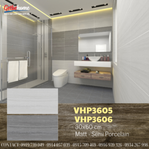 Gạch ốp tường Vân Travertine Viglacera 30x60 VHP3605 - VHP3606